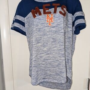 Women's New York Mets Shirt MLB New Era 5th & Ocean 2018 XL
